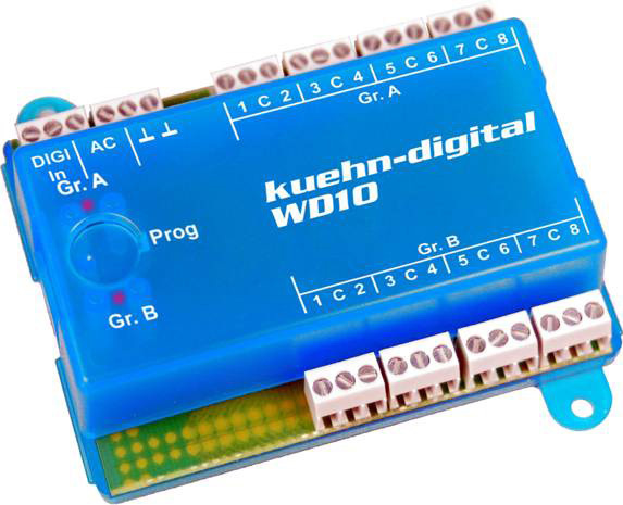 Kuehn 87010 WD10 Universal-Schaltdecoder, 2x8 Ausgänge