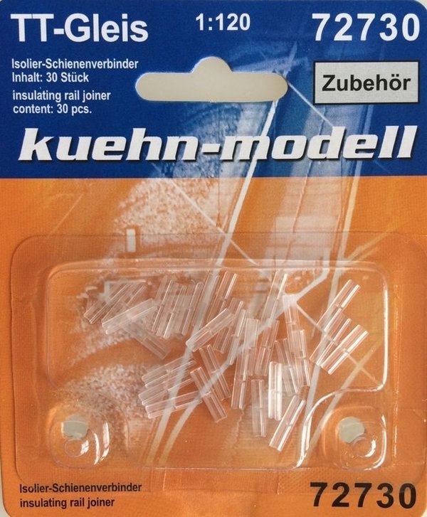 Kuehn 72730 TT Isolier-Schienenverbinder, 30 Stück