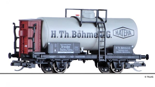 Tillig 95860 2achs. Kesselwagen "H. Th. Böhme AG" DRG Ep. II
