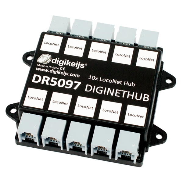 Digikeijs DR5097 Diginethub (10x Loconet-Hub)
