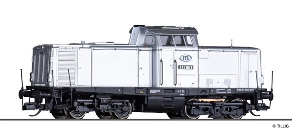 Tillig 501971 Diesellok BR 111 001 (Mumie) der ITL-Captrain, Ep. VI (Neuheit 2020)