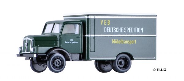 Tillig 19011 H3A Kofferaufbau "VEB Deutsche Spedition" (Auslaufmodell)