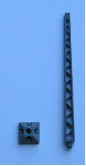 PSK Modelbouw 6850 Zubehör Gittermast mit Fuß (12 Stk.)
