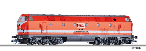 Tillig 502508 Club-Exklusivmodell 2023 Diesellok 302 (BR219) der MEG in Ep.VI