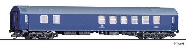 Tillig 502502 Club-Exklusivmodell 2023 Messwagen 4 blau, DR, Ep.IV