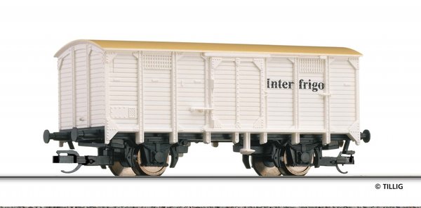 Tillig 14148 2achs. Kühlwagen "Interfrigo" START (Auslaufmodell)