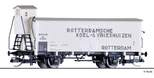 Tillig 17394 2achs. Kühlwagen "Rotterdamsche Koel- & Vrieshuizen" NS, Ep.II (Auslaufmodell)